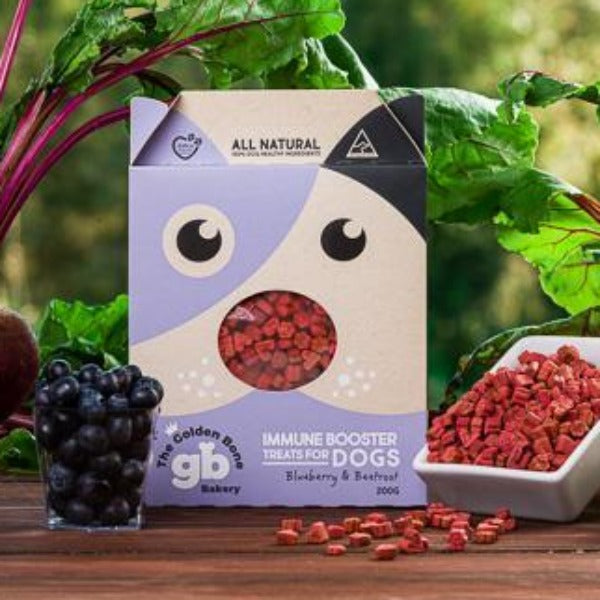 Dog Treats - Immune Booster Treats with Blueberries