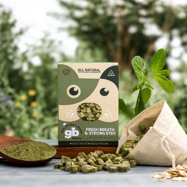 Dog Treats - Fresh Breath & Strong Eyes Treats with Seaweed 40g