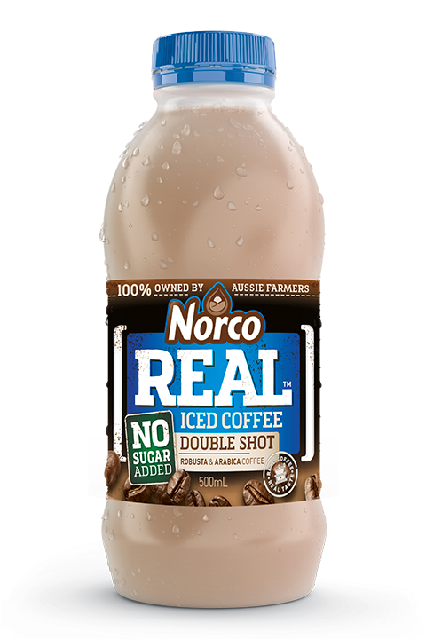 Norco REAL Flavoured Milk - Iced Coffee Double Shot No Added Sugar - 500ml