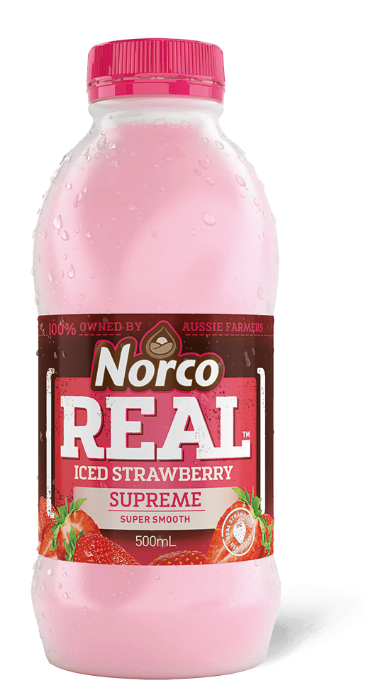 Norco REAL Flavoured Milk - Strawberry Supreme - 500ml