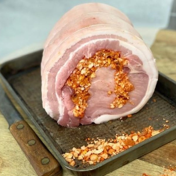 Porchetta with Honey & Macadamia (min 1.5kg)