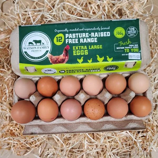 Pasture Raised - Free Range Eggs min 700g