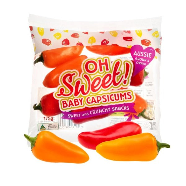 Sweet Baby Capsicums (175g)